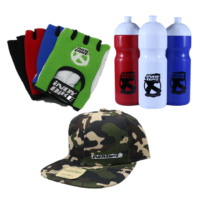 Handschuhe / Flaschen / Caps